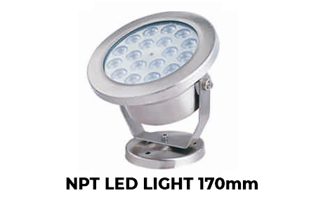  Đèn chìm chuyên dụng NPT Led Light- INOX 304 - 170mm