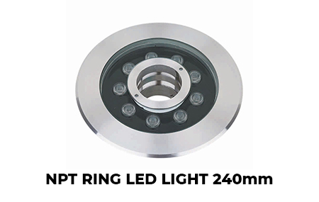 Đèn Ring LED chuyên dụng NPT Ring Led light RL240GM - INOX 304