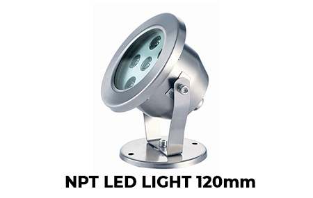 Đèn chìm chuyên dụng NPT Led Light- INOX 304 - 120mm