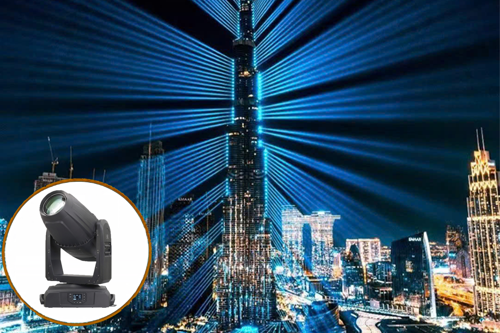 Đèn Moving Head LED 3000-W Framing - Model PR-8139