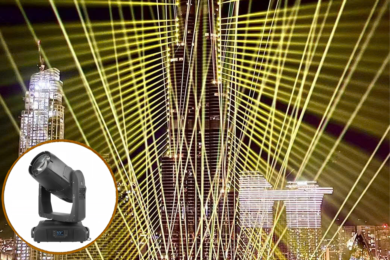 Đèn Moving Head 4000-W Framing - Model: PR-8159