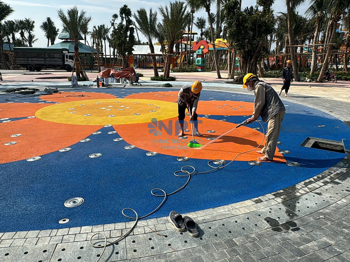 Sân nước tương tác Công viên nước Hà Nam - Sun Urban City