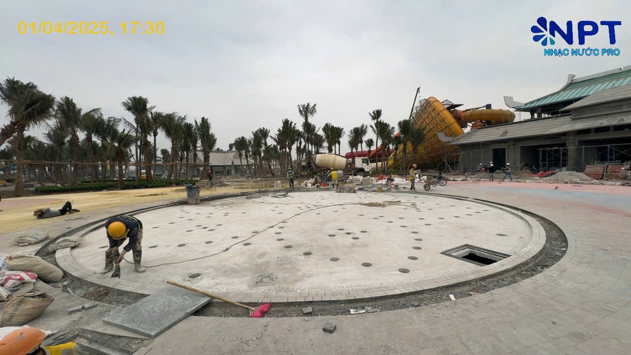 Sân nước tương tác Công viên nước Hà Nam - Sun Urban City