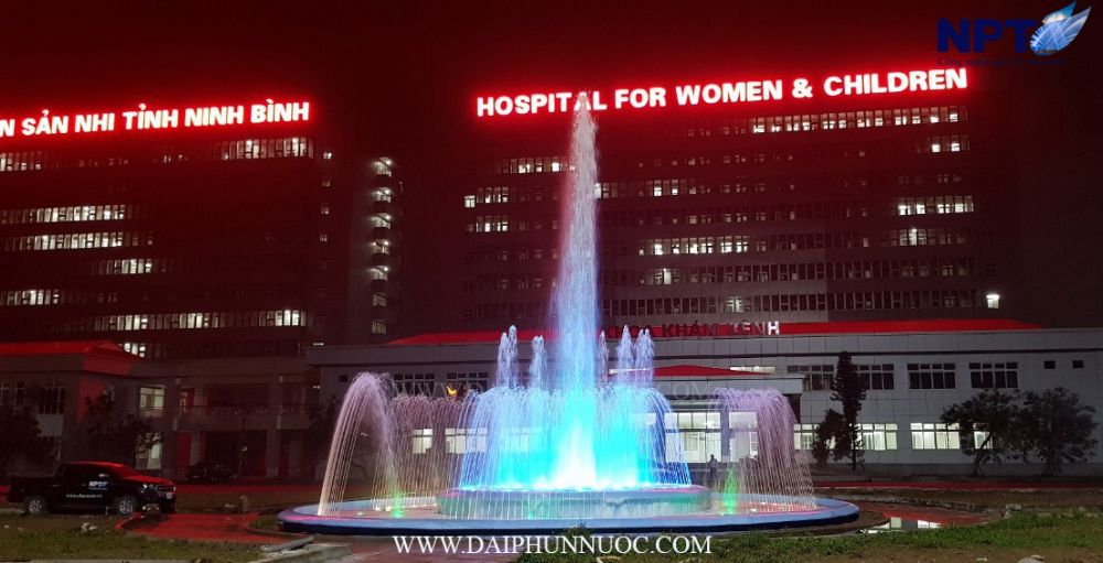 Đài phun nước tại bệnh viện Sản Nhi Ninh Bình