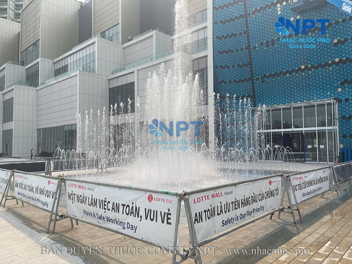 Nhạc nước Lotte Mall Tây Hồ - Hà Nội