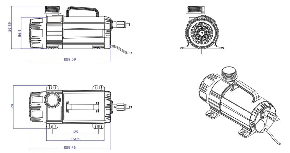 Bơm DMX 512 Giá Rẻ - NPT Pumps Varionaut 100