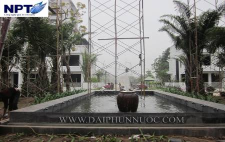 Công trình đài phun nước tại khu đô thị Việt Hưng -  Hà Nội