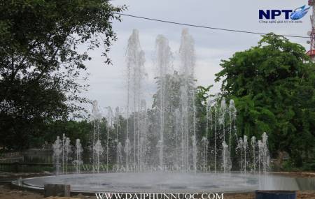 Công trinh đài phun nước tại Tượng Đài - TP Tuyên Quang