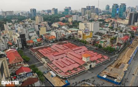 Quảng trường trước chợ Bến Thành sắp được tái lập - Báo Dân Trí